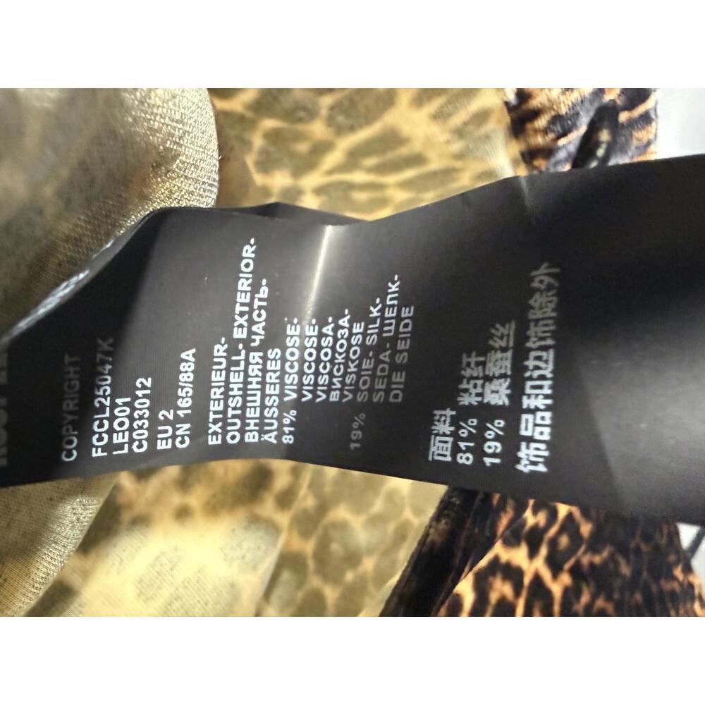 The Kooples Leopard Print Button-Up Shirt Size US M / FR 2 MSRP $315 NWT - Picture 9 of 10